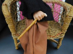 charlie chaplin doll vest view